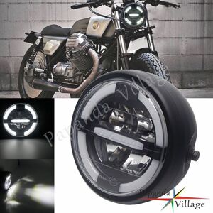 Papandacycle Front Led Headlight White Headlamp For Harley Honda Kawasaki Suzuki Chopper Dyna Papandacycle Front Led Headlight White Headlamp For Harley Honda Kawasaki Suzuki Chopper Dyna