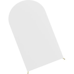 White 3pcs Set Wedding Arch Cover Polyurethane Milk Silk Elastic Arch Backd Sg White 3pcs Set Wedding Arch Cover Polyurethane Milk Silk Elastic Arch Backd Sg