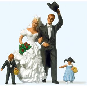 Preiser 45041 Wedding Scene (4) Figure Set - Figure Set Preiser 45041 Wedding Scene (4) Figure Set - Figure Set