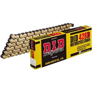 D.I.D. Non O-Ring Chain Gold & Black 428-132 Suzuki Rm80 Xe,Xf 1984 - 1985 D.I.D. Non O-Ring Chain Gold & Black 428-132 Suzuki Rm80 Xe,Xf 1984 - 1985