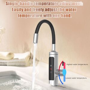 Stainless Steel Electric Heating Faucet (Universal Tube) Us Plug 110v Stainless Steel Electric Heating Faucet (Universal Tube) Us Plug 110v