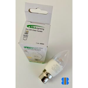 New (Box 10) Bell Lighting 60504 2.1w Pro Led Clear Candle Bc B22 250lm 2700k New (Box 10) Bell Lighting 60504 2.1w Pro Led Clear Candle Bc B22 250lm 2700k