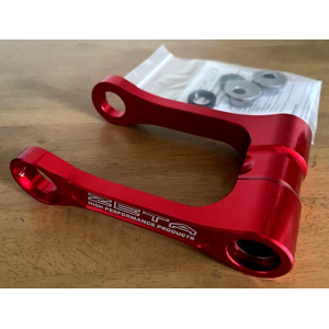 Honda Crf 250 L 2021 - 2024 Zeta Adjustable Rsl Linkage Lowering Kit Red Honda Crf 250 L 2021 - 2024 Zeta Adjustable Rsl Linkage Lowering Kit Red