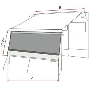 Fiamma Motorhome Blocker 300 Front Panel For F45s F80s F35 Pro - 07972-01- Fiamma Motorhome Blocker 300 Front Panel For F45s F80s F35 Pro - 07972-01-