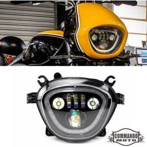 Commandomoto Led Headlight W/ Drl For Suzuki Boulevard M109r Boss M90 C90 Vzr1800 2006-2022 Commandomoto Led Headlight W/ Drl For Suzuki Boulevard M109r Boss M90 C90 Vzr1800 2006-2022