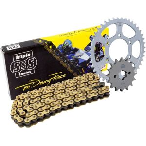 Triple S Triple-S Suzuki Dl 1000 V-Strom Motorcycle Chain & Sprocket Kit 2002-2009 Bike Triple S Triple-S Suzuki Dl 1000 V-Strom Motorcycle Chain & Sprocket Kit 2002-2009 Bike
