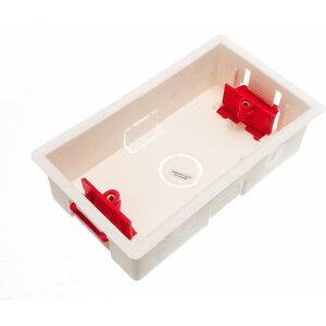 Onestopdiy 48 X Moulded Hollow Wall Pattress Switch Socket Back Box Double 35mm Onestopdi Onestopdiy 48 X Moulded Hollow Wall Pattress Switch Socket Back Box Double 35mm Onestopdi