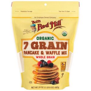 Organic 7 Grain Pancake & Waffle Mix 24 Oz(Case Of 4) By Bobs Red Mill Organic 7 Grain Pancake & Waffle Mix 24 Oz(Case Of 4) By Bobs Red Mill