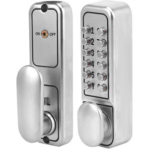Zinc Alloy Mechanical Digital Door Lock Set Waterproof Keyless Safety Entry Dts Zinc Alloy Mechanical Digital Door Lock Set Waterproof Keyless Safety Entry Dts