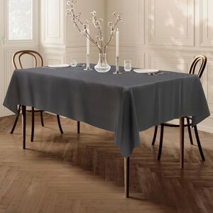 Home Direct Extra Large Rectangular Fabric Tablecloth 140x240cm 55"X94" Grey Da Home Direct Extra Large Rectangular Fabric Tablecloth 140x240cm 55"X94" Grey Da