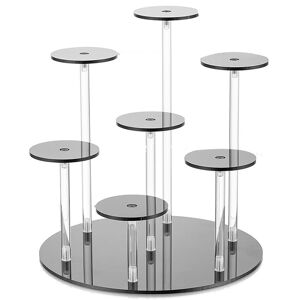 Sodial 4x(Acrylic Dessert Display Stand Jewelry Cake Perfume Storage Rack Birthday6583 Sodial 4x(Acrylic Dessert Display Stand Jewelry Cake Perfume Storage Rack Birthday6583