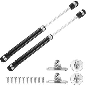Uxcell 10 Inch 120n/26lb Gas Shock Strut Lift Support, (Black, Set Of 10) Uxcell 10 Inch 120n/26lb Gas Shock Strut Lift Support, (Black, Set Of 10)