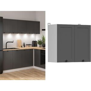 Impact Furniture Kitchen Wall Unit 600mm Cabinet Cupboard Shaker Dark Grey 2 Door 60cm Junona Impact Furniture Kitchen Wall Unit 600mm Cabinet Cupboard Shaker Dark Grey 2 Door 60cm Junona