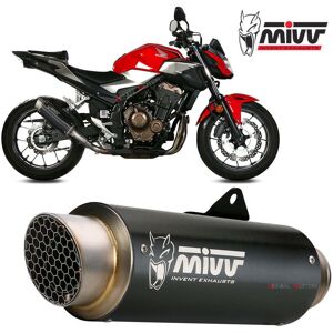Mivv Exhaust Muffler Gp Pro Black Inox Black Kat For Honda Cb 500 F 2019 > 2023 Mivv Exhaust Muffler Gp Pro Black Inox Black Kat For Honda Cb 500 F 2019 > 2023