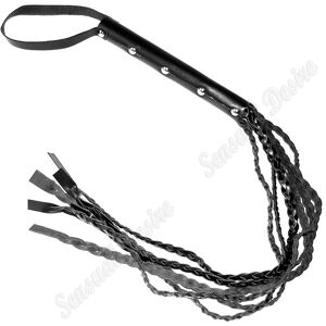 Rimba Braided Leather Flogger Sensual Desire Erotic Bondage Whip Kinky Role Play Rimba Braided Leather Flogger Sensual Desire Erotic Bondage Whip Kinky Role Play