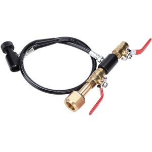 Co2 Cylinder Refill Adapter With 36in Hose For Soda Filling Eu W21.8‑14 Thread Co2 Cylinder Refill Adapter With 36in Hose For Soda Filling Eu W21.8‑14 Thread