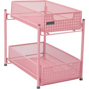 Mind Reader Hcabask2t-Pnk Accessory Cabinet, Mesh Storage Baskets Organizer, Ho Mind Reader Hcabask2t-Pnk Accessory Cabinet, Mesh Storage Baskets Organizer, Ho