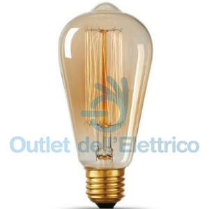 Lux Danlamp Edisonlamp Lamp 60w E27 Lux Danlamp Edisonlamp Lamp 60w E27