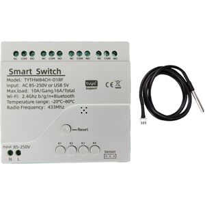 Sodial 3x(Tuya Wifi 4 Channel With Temperature Humidity Sensor Passive Dry6926 Sodial 3x(Tuya Wifi 4 Channel With Temperature Humidity Sensor Passive Dry6926