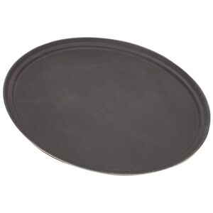 Genware Tray Black Gengrip Fibreglass Silicone Serving Tray Oval 31" Bars Home Genware Tray Black Gengrip Fibreglass Silicone Serving Tray Oval 31" Bars Home