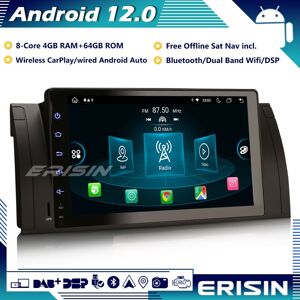 Erisin 9\" 8-Core Android 13 Car Stereo Sat Nav Carplay Wifi For Bmw 5 Series E39 X5 E53 Erisin 9\" 8-Core Android 13 Car Stereo Sat Nav Carplay Wifi For Bmw 5 Series E39 X5 E53