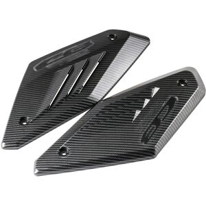 Sodial 2x(Carbon Fiber Motorcycle Frame Side Panel Guard Cover Intake Pipe1294 Sodial 2x(Carbon Fiber Motorcycle Frame Side Panel Guard Cover Intake Pipe1294