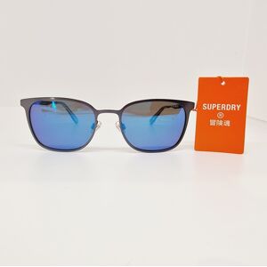 Superdry Sds Vintage Duo -005 Mens Grey Metal Blue Sunglasses New Superdry Sds Vintage Duo -005 Mens Grey Metal Blue Sunglasses New