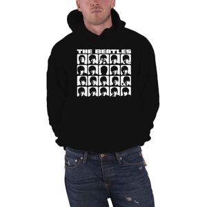 The Beatles Hoodie Hard Days Night Faces Mono New Official Mens Black Pullover The Beatles Hoodie Hard Days Night Faces Mono New Official Mens Black Pullover
