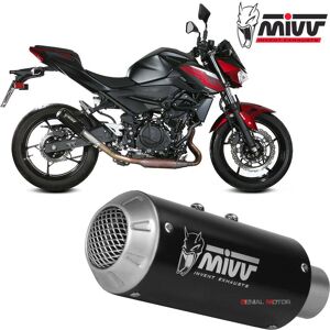 Mivv Black Steel MK3 Exhaust for Kawasaki Ninja 400 - Performance & Style Mivv Black Steel MK3 Exhaust for Kawasaki Ninja 400 - Performance & Style