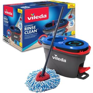 Vileda Rinseclean Spin Mop System, Clean/dirty Water Separation, Easy Wring Ped Vileda Rinseclean Spin Mop System, Clean/dirty Water Separation, Easy Wring Ped