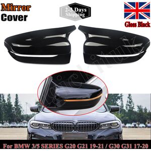 Magickit For Bmw 3/5 Series G20 G30 Gloss Black Wing Mirror Cover Replacement M Style Rhd Magickit For Bmw 3/5 Series G20 G30 Gloss Black Wing Mirror Cover Replacement M Style Rhd