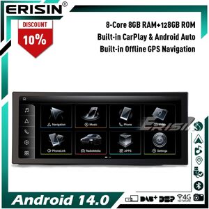 Erisin 12.3\" 8g+128gb 8-Core Android 14 Car Stereo Sat Navi For Audi A4 S4 B8 A5 S5 Rs5 Erisin 12.3\" 8g+128gb 8-Core Android 14 Car Stereo Sat Navi For Audi A4 S4 B8 A5 S5 Rs5