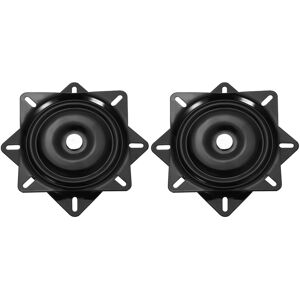 Uxcell 2pcs 6\" Bar Stool Swivel Plate, Rotation Lazy Susan Turntable (Black, 154x2mm) Uxcell 2pcs 6\" Bar Stool Swivel Plate, Rotation Lazy Susan Turntable (Black, 154x2mm)