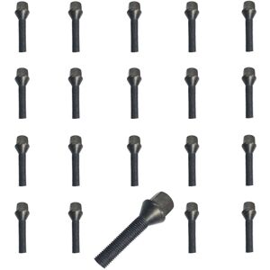 Tracer 20 Black Extended Wheel Bolts Tapered M12x1,5 39mm For Renault Suzuki Toyota . Tracer 20 Black Extended Wheel Bolts Tapered M12x1,5 39mm For Renault Suzuki Toyota .