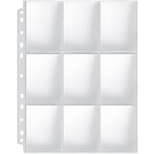 Sodial Trading Card Pages Sleeves 9 Game Card Protectors 9 Card Sleeves V2y64829 Sodial Trading Card Pages Sleeves 9 Game Card Protectors 9 Card Sleeves V2y64829