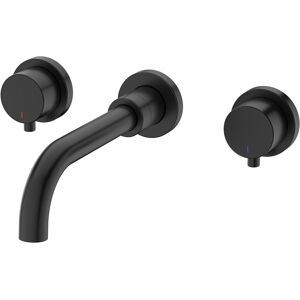 Basin Mixer Tap Zara Wall Mounted Bathroom Faucet Brass Matt Black Enki Bt1805 Basin Mixer Tap Zara Wall Mounted Bathroom Faucet Brass Matt Black Enki Bt1805