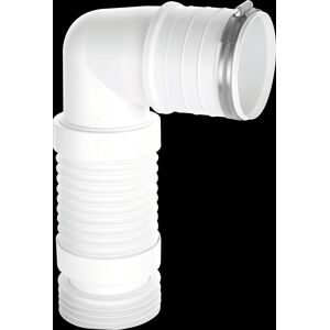 Mcalpine Short 90° Bent Back To Wall Flexible Wc Connector 4'' Wc-Con8f18-Btw Mcalpine Short 90° Bent Back To Wall Flexible Wc Connector 4'' Wc-Con8f18-Btw