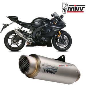 Mivv Exhaust Muffler Gp Pro Titanium High Kat For Yamaha Yzf 600 R6 2017 > 2023 Mivv Exhaust Muffler Gp Pro Titanium High Kat For Yamaha Yzf 600 R6 2017 > 2023