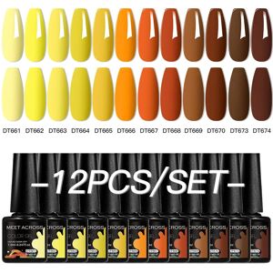 Does Not Apply 12 Pieces Gel Nail Polish Set 7.3ml Pink Blue Neon Macaron Color P Does Not Apply 12 Pieces Gel Nail Polish Set 7.3ml Pink Blue Neon Macaron Color P