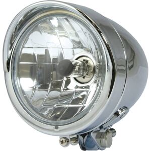 Bike It Universal Bullet 4 1/2 Inch H4 Motorcycle Headlight Chrome Bike It Universal Bullet 4 1/2 Inch H4 Motorcycle Headlight Chrome