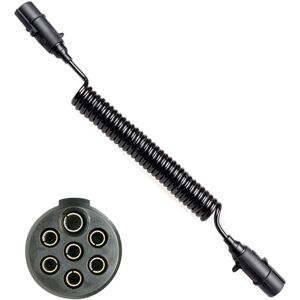 Faseba Polyurethane Electric Cable With 7-Pole Trailer Plug Type N 4.5 M Faseba Polyurethane Electric Cable With 7-Pole Trailer Plug Type N 4.5 M