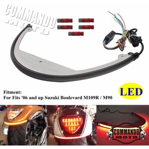 Commandomoto Led Turn Signal Rear Fender Light For Suzuki Boulevard M109r M90 Vzr 1800 06-24 Commandomoto Led Turn Signal Rear Fender Light For Suzuki Boulevard M109r M90 Vzr 1800 06-24