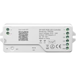 Sodial 3x(Spi Wifi Rgb Led Controller Dr03w Tuya Wifi Led Controller For Ws28116040 Sodial 3x(Spi Wifi Rgb Led Controller Dr03w Tuya Wifi Led Controller For Ws28116040