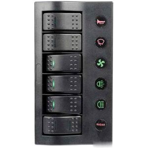 Pcp Compact Electric Panel W/6 Switches - 1 Pc Osculati - 14.860.06 - 1486006 Pcp Compact Electric Panel W/6 Switches - 1 Pc Osculati - 14.860.06 - 1486006