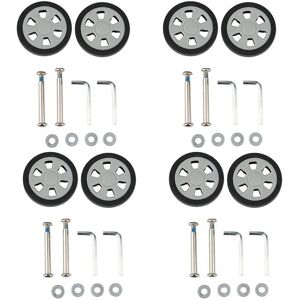 Sodial 2x(8x Luggage Accessories Wheels Aircraft Suitcase Pulley Rollers Mute1500 Sodial 2x(8x Luggage Accessories Wheels Aircraft Suitcase Pulley Rollers Mute1500