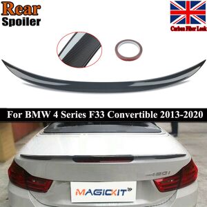 Magickit For Bmw 4 Series F33 2dr Convertible Rear Boot Trunk Lip Spoiler Carbon Look Uk Magickit For Bmw 4 Series F33 2dr Convertible Rear Boot Trunk Lip Spoiler Carbon Look Uk