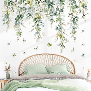 Does Not Apply Hanging Green Leaves Wall Decals Hanging Vines Plants Leaves Peel And Stick Wall Does Not Apply Hanging Green Leaves Wall Decals Hanging Vines Plants Leaves Peel And Stick Wall