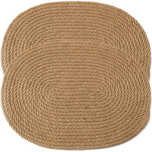 Does Not Apply Large Oval Woven Placemats, 30 X 40cm 2 Pack Natural Jute Kitchen Dinning Table Does Not Apply Large Oval Woven Placemats, 30 X 40cm 2 Pack Natural Jute Kitchen Dinning Table