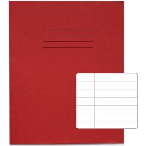 Rhino 8 X 6.5 Exercise Book 32 Page Ruled Feint 12mm Red Pack 100- Vex142-178-8 Rhino 8 X 6.5 Exercise Book 32 Page Ruled Feint 12mm Red Pack 100- Vex142-178-8