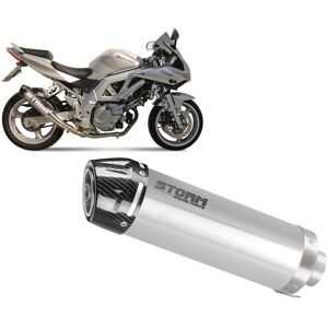 Storm By Mivv Exhaust Muffler Storm Gp St.Steel Carbon Cap For Suzuki Sv 650 2003 Storm By Mivv Exhaust Muffler Storm Gp St.Steel Carbon Cap For Suzuki Sv 650 2003